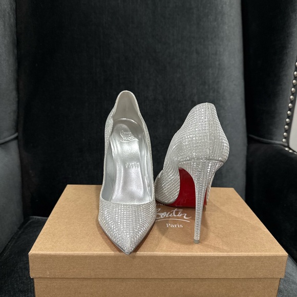 Christian Louboutin Hot Chick 100mm Silver - Picture 4 of 7